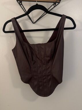 Peter Som brown bustier
